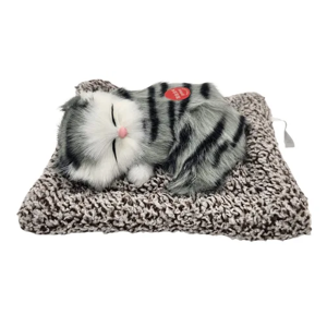 Genérico - Gatito De Peluche Realista Dormido Con Sonido ( Mauya) Dorado