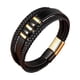 thumbnail image 3 of Pulsera Para Hombre De Cuero Genuino Trenzado, Brazalete De 21 Cm, Brazalete, Pulsera, Joyería D, 3 of 3