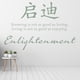 thumbnail image 2 of Decomural Enlightenment Chinese Symbol WS-34124, 2 of 2