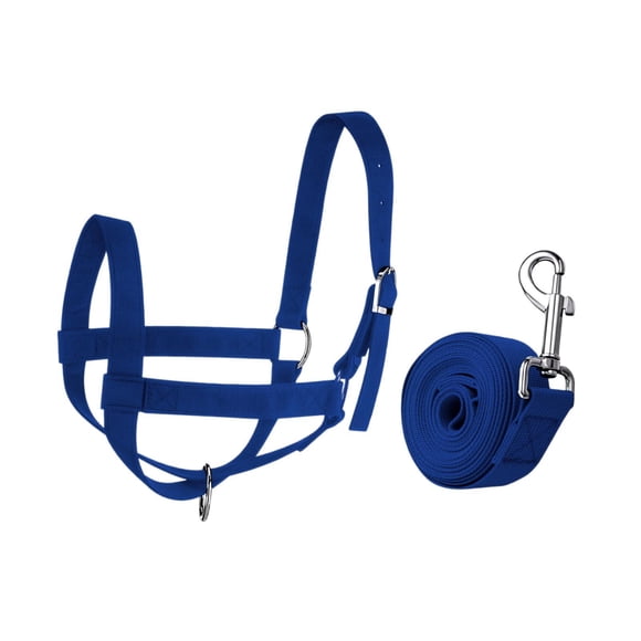 Cabestro Para Vacas Con Cuerda Guía, Arnés Para Cabras, Para Exteriores, Para Bueyes, Ganado, Brida Para Toros, L