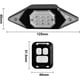 thumbnail image 3 of Luz de señal de giro para bicicleta, luz trasera para ciclismo multiescena, resistente a la lluvia para bicicleta de montaña, 3 of 5