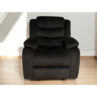 Casa Factory - Berger Reclinable Relaxline Chocolate Oscuro Felpa