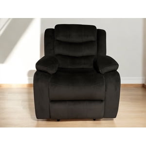 Casa Factory - Berger Reclinable Relaxline Chocolate Oscuro Felpa