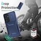 thumbnail image 5 of Funda Resistente para Samsung Galaxy S25 Plus 5G con Tapa Deslizante y Protección Militar Azul, 5 of 6