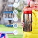 thumbnail image 5 of El Rey de ReyesBotella de Agua con Tapa Pop Top de Un Toque, Acero Inoxidable, a Prueba de Fugas, para Deportes, Botella Infantil rosa 12 oz, 5 of 6