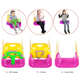 thumbnail image 4 of Columpio Silla 3 En 1 Ajustable Portátil Niños Asiento Bebé, 4 of 9