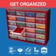 thumbnail image 3 of Gabinete organizador con cajones Akro-Mils 10124 de 24 cajones, 51 x 15 x 41 cm, rojo, 3 of 9