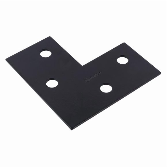Plato de esquina Hampton Black Steel 15,24 x 15,24 x 0,32 cm