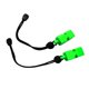 thumbnail image 2 of 2 Piezas De Supervivencia De Emergencia Silbidos De Seguridad Scuba Diving Water Sports Green, 2 of 3