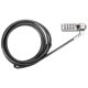 thumbnail image 1 of Candado con cable Targus DEFCON™ con combinación serializada – Traba trapezoidal, 1 of 5
