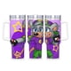 thumbnail image 1 of Chuck E. Cheese Vaso aislado de acero inoxidable con asa, diseño temático, regalo para familia, amigos y fans; incluye pajita y encaja en el portavasos estándar, 40 oz, 1 of 6