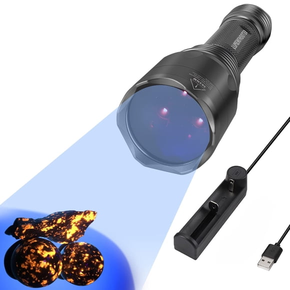 Linterna UV LUMENSHOOTER S3 365 nm con 3 LED para orina de mascotas