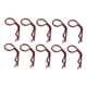 thumbnail image 1 of 10pcs RC Cuerpo Clips Pines R-Pin Para 1/8 1/10 1/12 RC Racing Vehicle Car Decor Rojo, 1 of 5