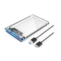 Genérico - Protector De Disco Duro Case Cofre 2.5 Sata Usb3.0 Transparente
