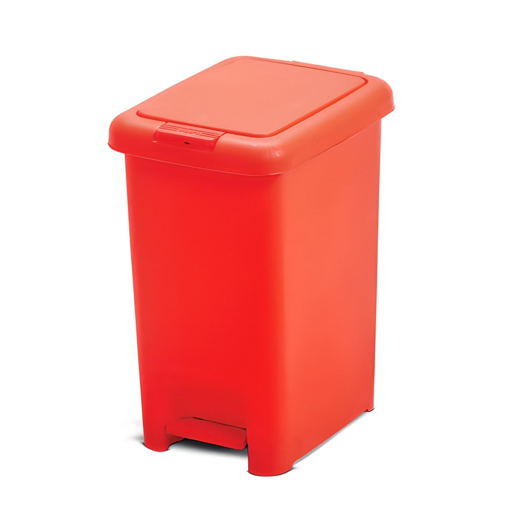 Recilock - Basurero 20 Litros Pedal Central - Rojo
