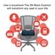 thumbnail image 5 of Cojín Para Asiento Sit back De Espuma Viscoelástica, 5 of 7