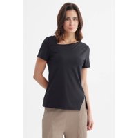 Fashionspark - Polera Mujer Asimétrico Negro - Lv