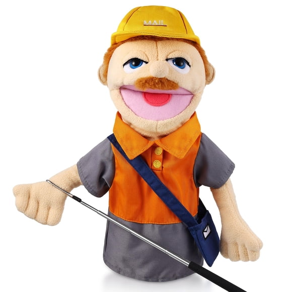 Marionetas de peluche con barra de control para juegos de rol para niños