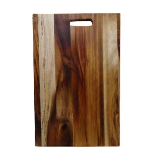 Tabla rustica de picar forma rectangular recta 39 x 25