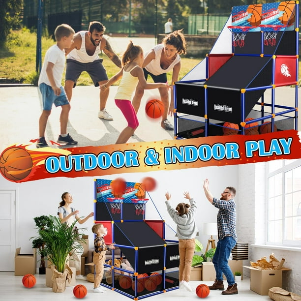 Set de juego de baloncesto arcade NEUBSAW para niños de a 12