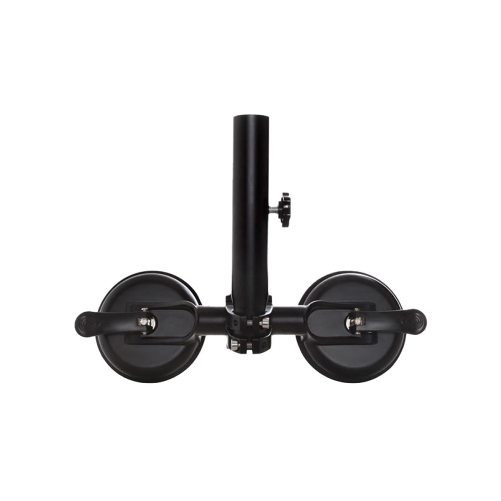 Ioensy - Soporte De Poste De Bandera Con Ventosa Doble, Soporte De Hierro Para Coche, Suv, Motocicleta