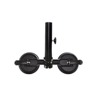 Ioensy - Soporte De Poste De Bandera Con Ventosa Doble, Soporte De Hierro Para Coche, Suv, Motocicleta