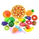 thumbnail image 4 of Los Ni?os Fingen El Juego De Roles Cocina Cortando Fruta Vegetal Comida Juguete 24 Piezas, 4 of 5
