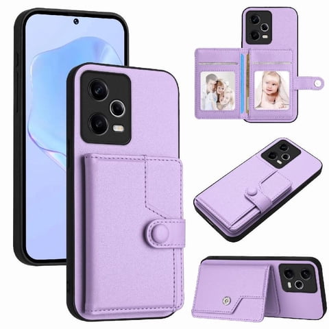 Foxdock Funda Para Xiaomi Poco X5 Con Bloqueo Rfid - Diseño Elegante Con Cierre De Botón