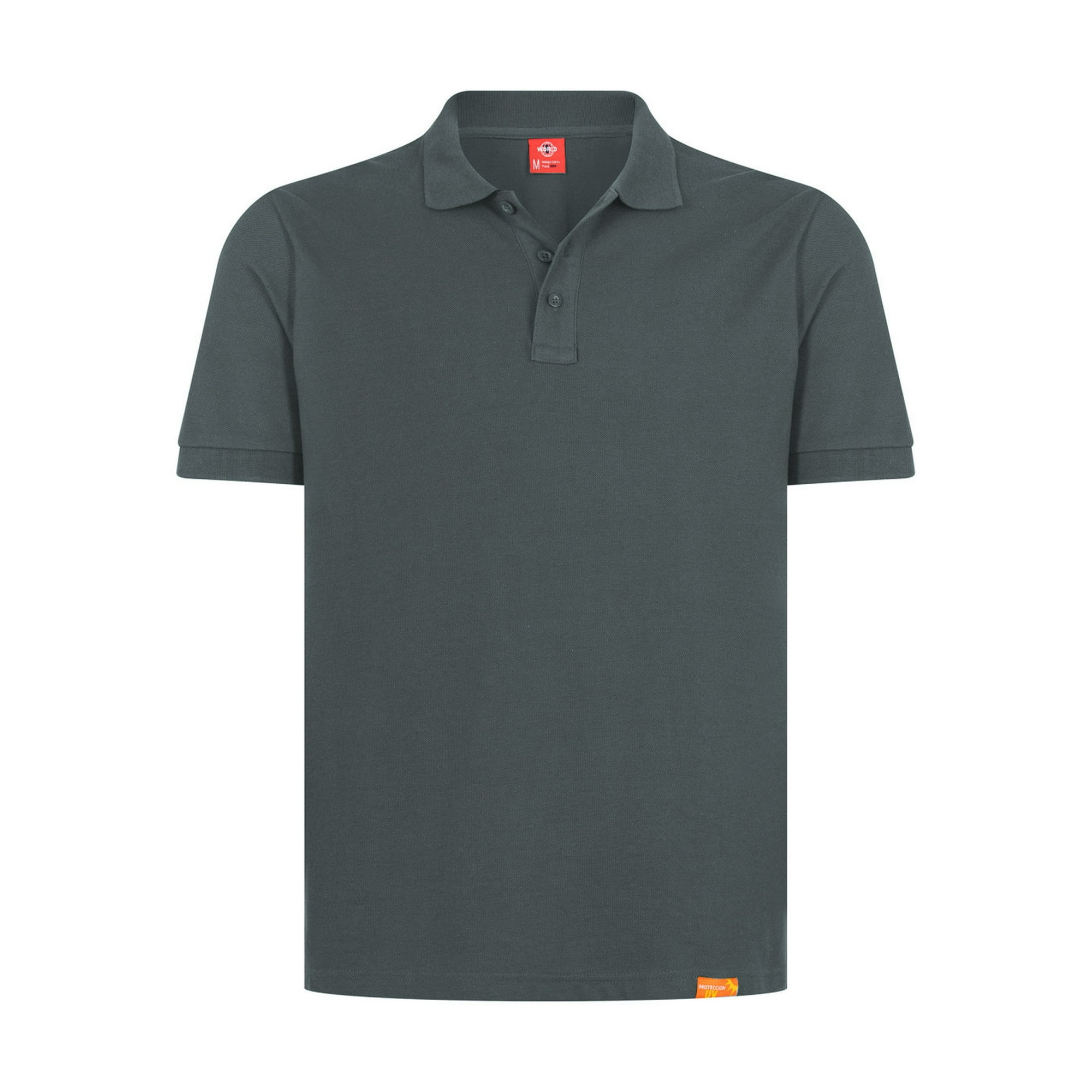 T-world - Polera Piqué Manga Corta Premium 60/40 Ideal Para Bordar Gris Oscuro