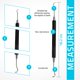 thumbnail image 2 of Raspador de Sarro Dental Utopia Care 16,5 cm Herramienta Negra, 2 of 6