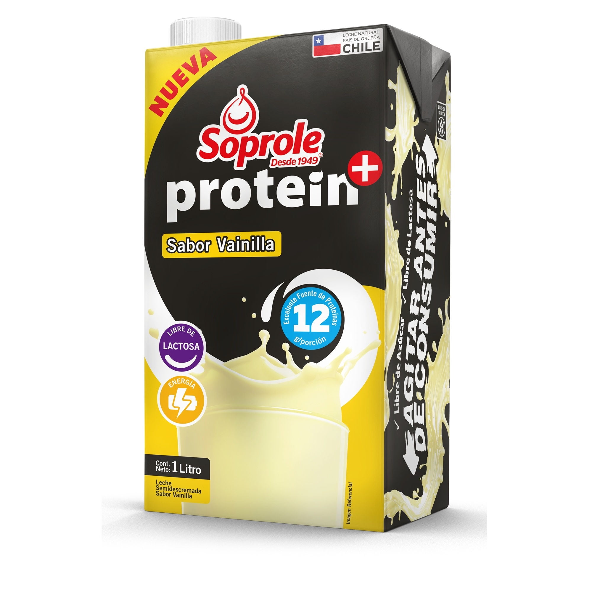Leche Proteína Nitro Sabor Vainilla 1 L Soprole
