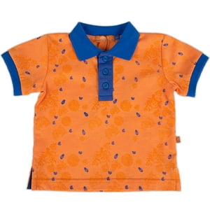 Polera Bebe Niño Naranjo Pillin