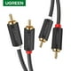 thumbnail image 2 of Cable De Audio M/M 2rca/2rca 3m Negro Ugreen Av104, 2 of 3