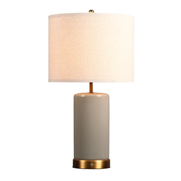 Lámpara de mesa O'Bright 61 cm recargable LED gris piedra