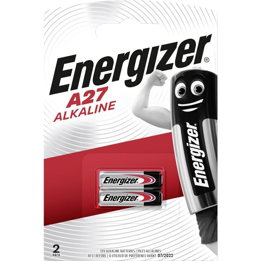 Batería Energizer Alkaline A27 12 V, Paquete De 2 Unidades [en-639333]