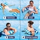 thumbnail image 4 of Hamaca Pool Float Aqua Monterey Paquete De 2 Azul Claro azul Marino, 4 of 6
