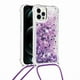thumbnail image 2 of Funda FOXDOCK para iPhone 12 Pro Max con Cuerda Ajustable, Brillo Líquido, Protección Antigolpes y Lente – Ideal para Regalo, 2 of 6