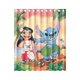 thumbnail image 1 of Cortina de ducha de Lilo y Stitch, juego de cortina de baño con ganchos, tamaño 60 x 72 pulgadas, 1 of 3