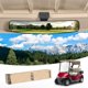 thumbnail image 1 of Espejo retrovisor para carrito de golf, 10L, universal, 16,5 cm, gran angular, 1 of 7