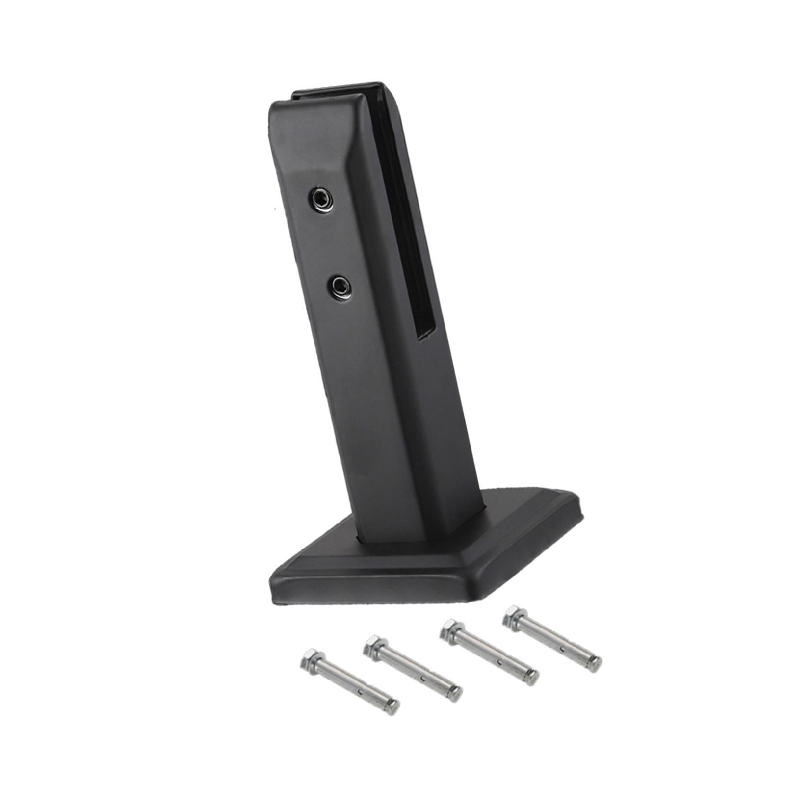 Magideal - Abrazadera De Vidrio Con Tornillos De Fijación Para Cerca De Piscina Profesional, Grifos De Vidrio Para Balcón, Escalera, Cubierta De Jardín De Vidrio Altura 20cm