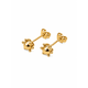 thumbnail image 1 of Aros Bolita Pistilo 6mm No3 Oro 18k 1.50gr Regalo Mujer Dorado, 1 of 5