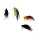 thumbnail image 3 of 4 Piezas Tubo Moscas Cabezas Cónicas Verde / Naranja Salmón Y Trucha De Mar Pesca Con Mosca, 3 of 5
