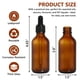 thumbnail image 2 of Botellas turvono 30 ml de vidrio ámbar - Pack de 48 con gotero, 2 of 7