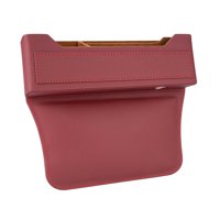 Magideal - Organizador De Relleno Para Huecos De Asiento , Caja De Almacenamiento Lateral Para Consola Automotriz De Ajuste Universal De Cuero Pu Para , Rojo