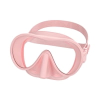 Ioensy - Máscara De Buceo Impermeable Con Protector Nasal Para Deportes Acuáticos Al Aire Libre, Piscina, Color Rosa
