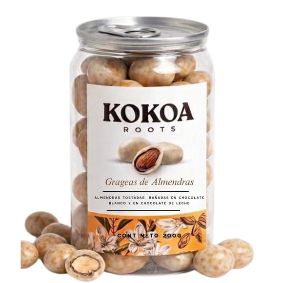 Chocolate Almendras Lata, 200 g