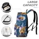 thumbnail image 4 of Zayu-theme Backpack, Campus style schoolbag Bookbag with Adjustable Shoulder Straps And Large Zip Compartment, Unisex Travel Bags.42x30x15cm, 4 of 6