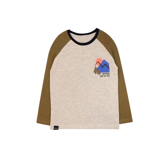 Polera kids niño m/raglan adventure