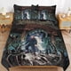 thumbnail image 1 of Jujutsu Kaisen Bedding Set Duvet Cover Comfortable and Lightweight Cartoon Bedding 3 Piece Bed Set, 1 of 5