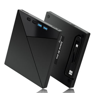 Unidad Blu Ray Externa Wbacon 7 En 1 Con Grabador 4K Usb 3.0 Tipo C